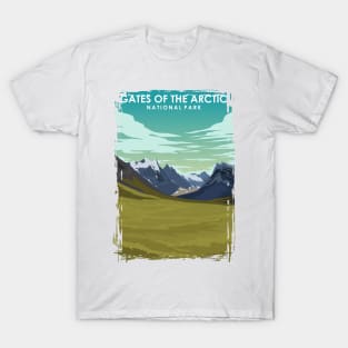 Gates of the Arctic National Park Travel Poster T-Shirt